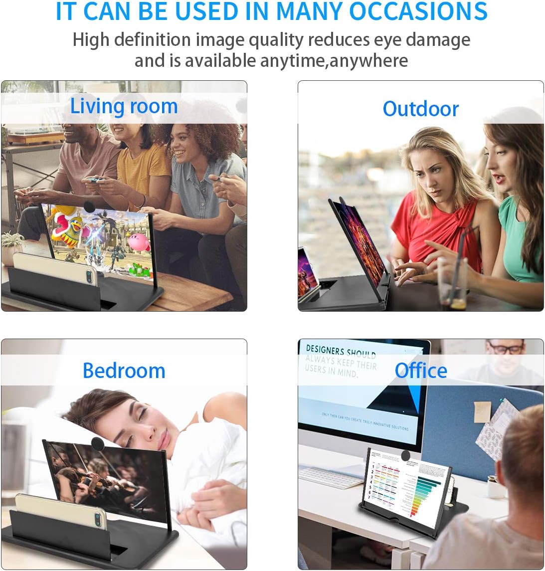 Thin Foldable Screen Magnifier