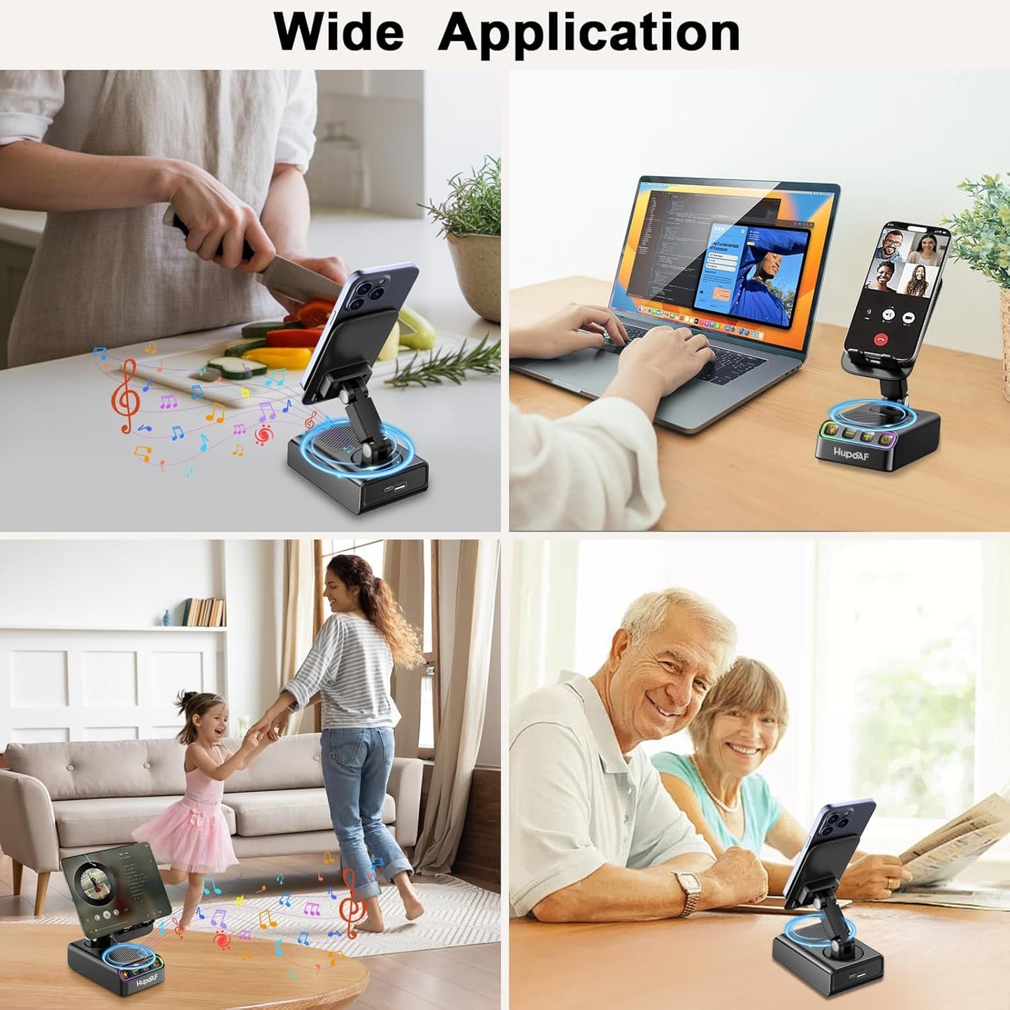 Smart Speaker Phone Stand